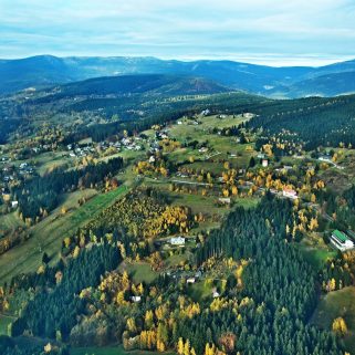 Czech,Republic-autumn,View,Of,Benecko,From,Airplane Czech,Republic-autumn,View,Of,Benecko,From,Airplane